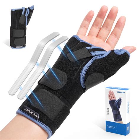 Buy Velpeau Tunnel Wrist Brace with Thumb Stabilizer Night Support ...