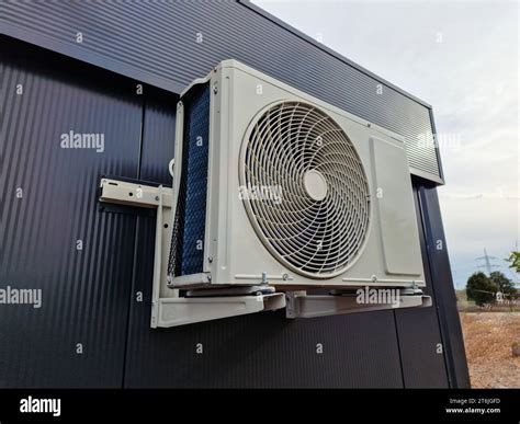 Air Conditioner And Heat Pump. Split HVAC System Unit Stock Photo - Alamy