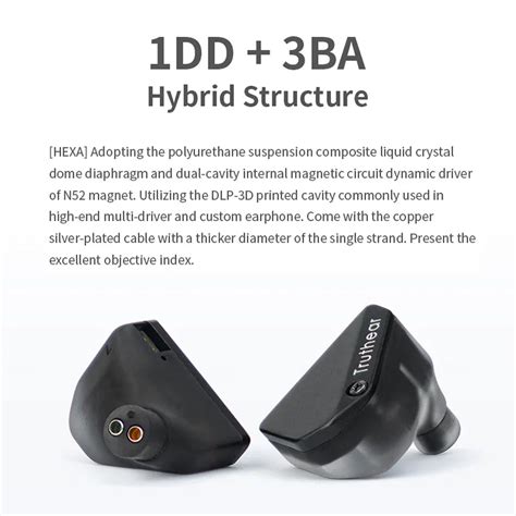Truthear HEXA 1 Dynamic + 3 Balance Armature Hybrid IEM | Concept Kart