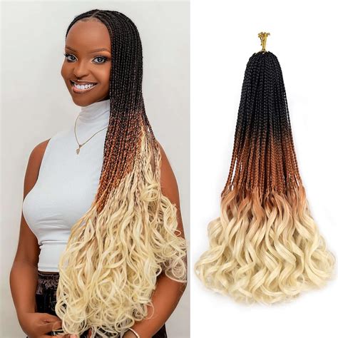 Amazon.com : French Curly Crochet Braids-8 Packs 22 inch French Curly ...