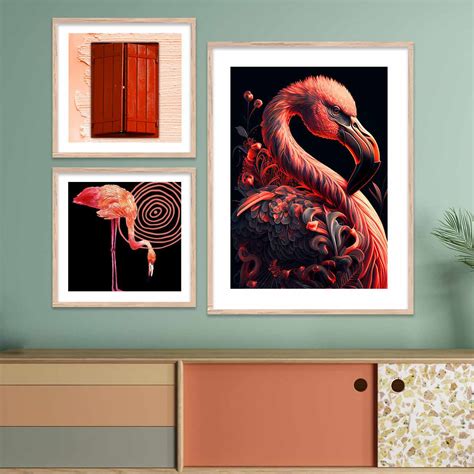 Framed Nature Inspired Modern Abstracts for Gallery Wall , Home , Livi ...