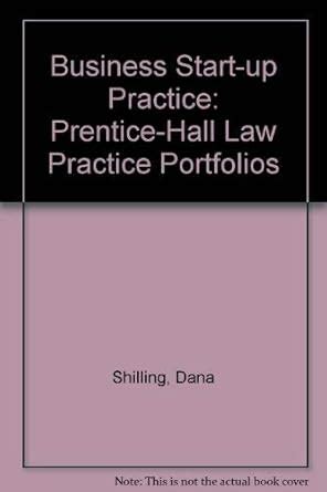Buy Business Start-up Practice: Prentice-Hall Law Practice Portfolios ...