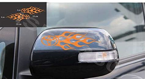 ISEE 360® Innova Crysta Car Accessories Sticker for Rear Mirror Body ...