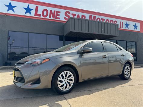 Lone Star Motors II - 2019 TOYOTA COROLLA SE; LE; XLE; 4 DOOR SEDAN