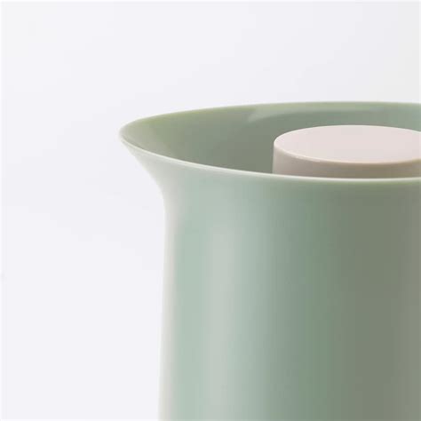 BEHÖVD Vacuum flask, light green, beige - IKEA