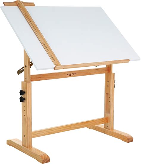 MEEDEN Drafting Table, Drawing Table Desk, Wood Art Craft Table for ...