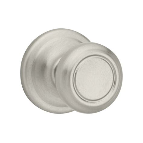 Kwikset Signatures Cameron Satin Nickel Interior/Exterior Bed/Bath Hall ...
