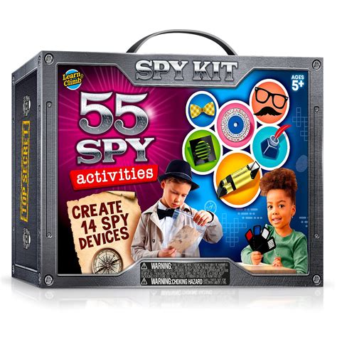 Buy Learn & Climb Kids Spy Kit - Explore 15 Secret Missions & Create 14 ...