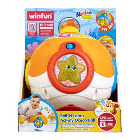 Winfun Roll and Learn Activity Ocean Ball — Toycra