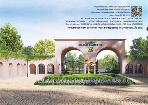 Eldeco Solano Garden | Villas Jail Road Lucknow