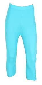 LYCOT Fluid Fashion Ladies 3/4 Tight Plain for All Fitness Activities ...