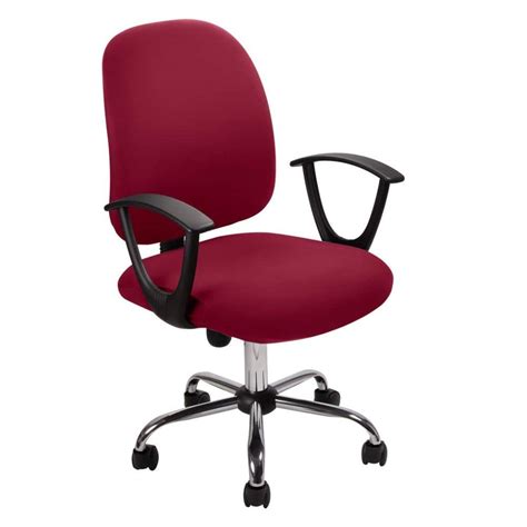 PENTHOOM Polyester Office Chair Cover Stretchable, Removable Washable ...