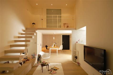 80平米小户型现代简约风格客厅装修效果图_太平洋家居网图库