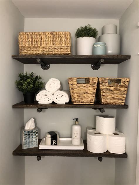 Home Decor: Bathroom Floating Shelf Magic | Bathroom decor apartment ...