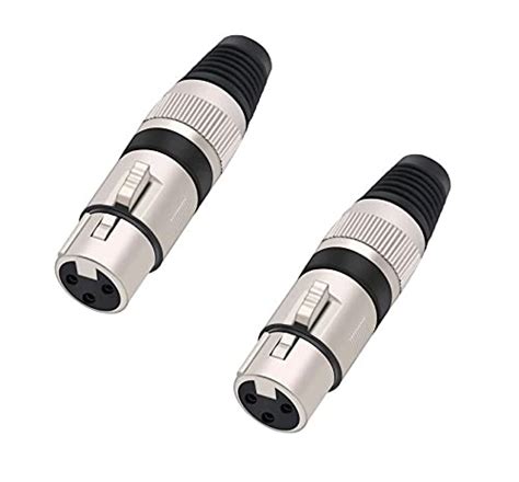 ERH India (2 Pc Audio 3Pin XLR Jack Microphone Mixer Connector 3 pin ...