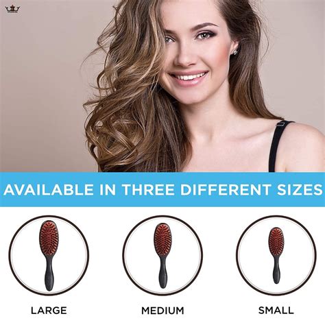 D-81 Hair Brush (Soft Nylon Quill Boar Bristles Cushion Brush) | Denma ...