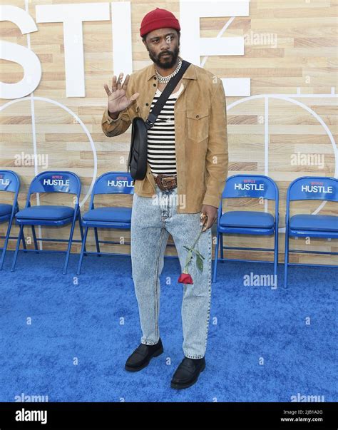 LaKeith Stanfield arrives at Netflix's HUSTLE Los Angeles Premiere held ...