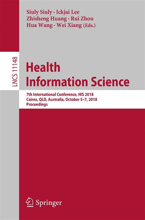 Health Information Science: 7th International Conference, HIS 2018 ...