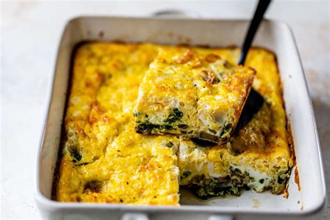 Healthy Cottage Cheese & Spinach Egg Bake « Clean & Delicious