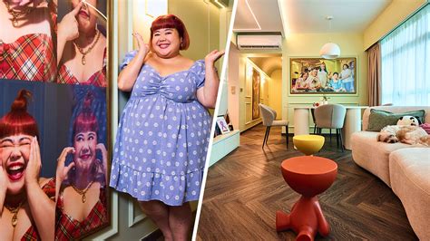 Xixi Lim Put This Huge Portrait Of Herself In Her Aunt & Uncle’s 4-Room Flat When She Renovated ...