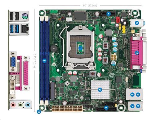 Intel Intel Original DH61DL Motherbaord Mini-ITX without Box LGA ...