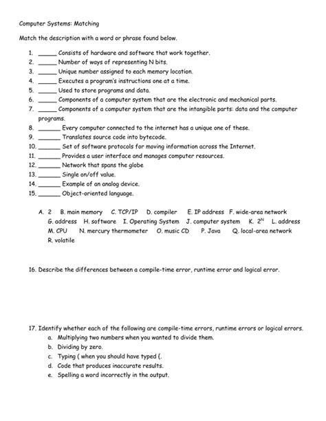 Image result for Computer Matching 12