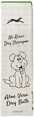 Pets Empire Shampoo for Dogs (Pack of 1 x 250gm)| Aloe Vera Dry Bath ...
