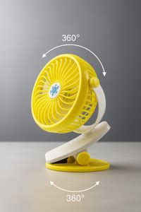 Uniquess "Rechargeable Clip‑On Mini Fan – USB‑Powered, Adjustable ...
