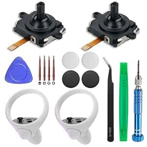 2 Pack Joystick Replacement for Oculus Quest 2 Controller, VR ...