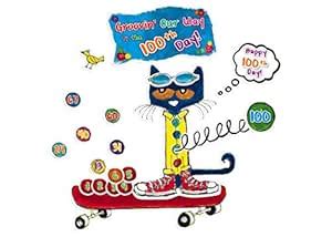Edupress Pete The Cat 100 Groovy Days of School Bulletin Board (EP62384 ...