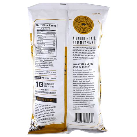 Epic Pork Rinds Nutrition Facts | Besto Blog