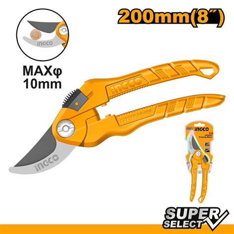 Ingco HPS0201: 8-inch Pruning Shear - Durable Metal Frame, High-Qualit ...