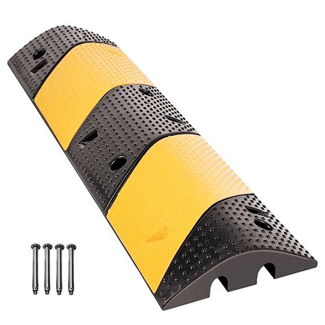 Buy Nisorpa 40" Rubber Speed Bump Heavy Duty Cable Protector Ramp 2 ...