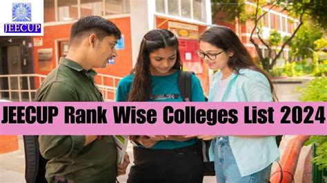 UP Government Polytechnic College List PDF 2024, Check JEECUP Rank wise ...