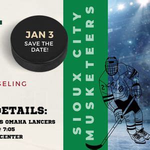 Mental Health Night with the Muskies, Sioux City Musketeers, 3 January ...
