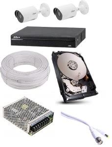 DAHUA 2 BULLET CAMERA (2mp), 4 CHANNEL DVR, 4 CHANNEL POWER SUPPLY ...