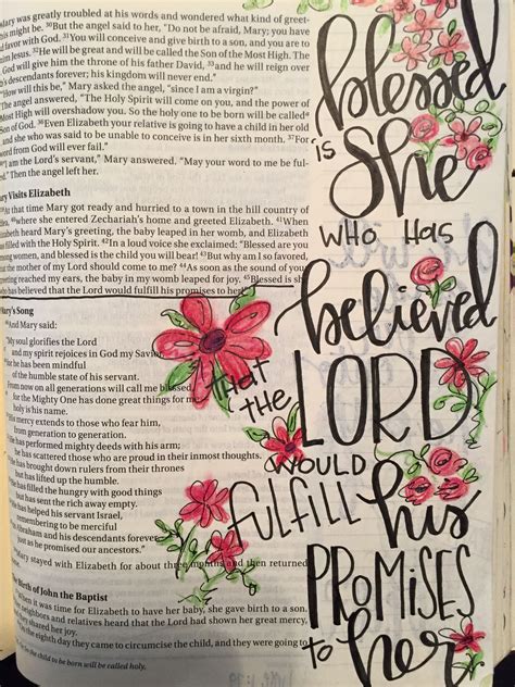 Luke 1:45 Blessed is she who has believed that the Lord would fulfill ...