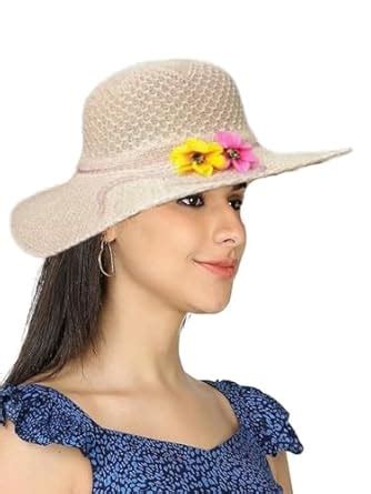 Zonkar Long Brim Beach Hat and Protection Sun Hat/caps for Women ...