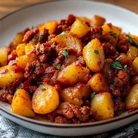 Papas con Chorizo : Hearty, Spicy, and Ready in Minutes