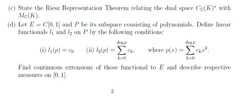 functional analysis - Riesz representation theorem application ...