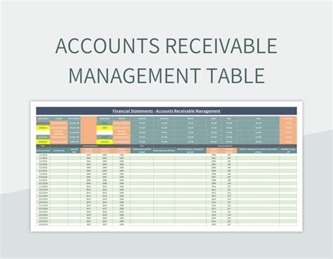 Image result for Account Receivable Excel Tutorial