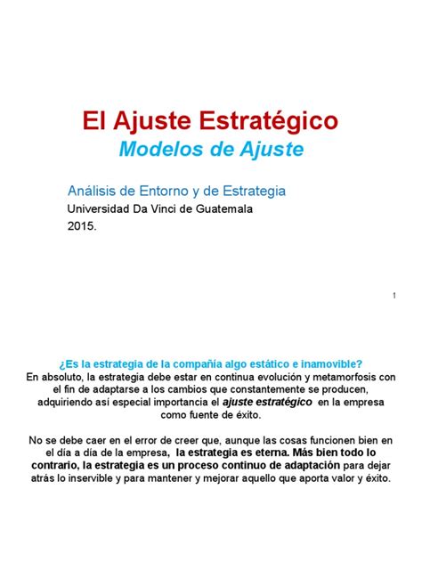 Desafíos de los Ajustes Estáticos