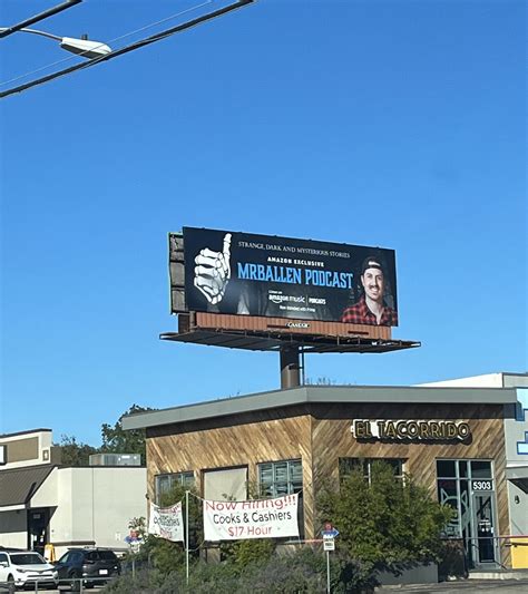 just started seeing mr ballen’s billboards up around austin tx! so cool ...