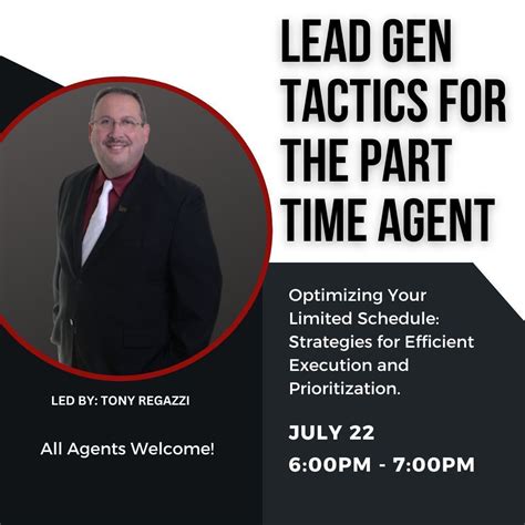 🚀 Lead Generation Tactics for Part-Time Real Estate Professionals 🚀 | Keller Williams Whittier