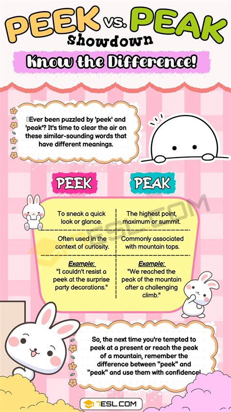 Peek Vs Peak Vs Pique: Here’S A Look At The Difference – Bang Bus