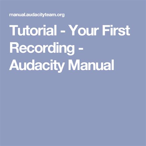 Image result for Audacity Tutorial