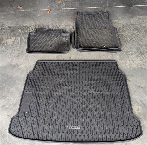Mazda 3 Hatchback All Weather Floor Mats and Cargo Mat - OEM - High ...
