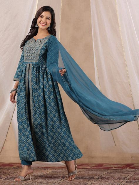 Women Pure Cotton kurta set with Chiffon Dupatta – Sanskruti Homes