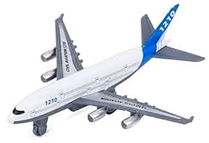 Zest 4 Toyz Airplane Pull Back Plane Diecast Alloy Metal Model Toy for ...