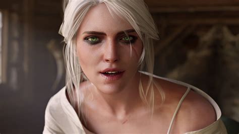 Cirilla Fiona Elen Riannon #face green eyes The Witcher #Ciri The ...